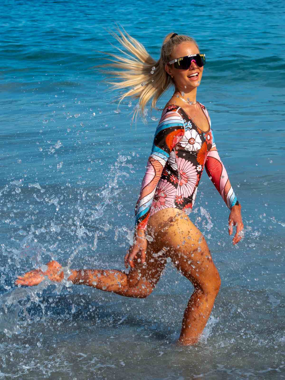 Boho Blossom One Piece Swimsuit