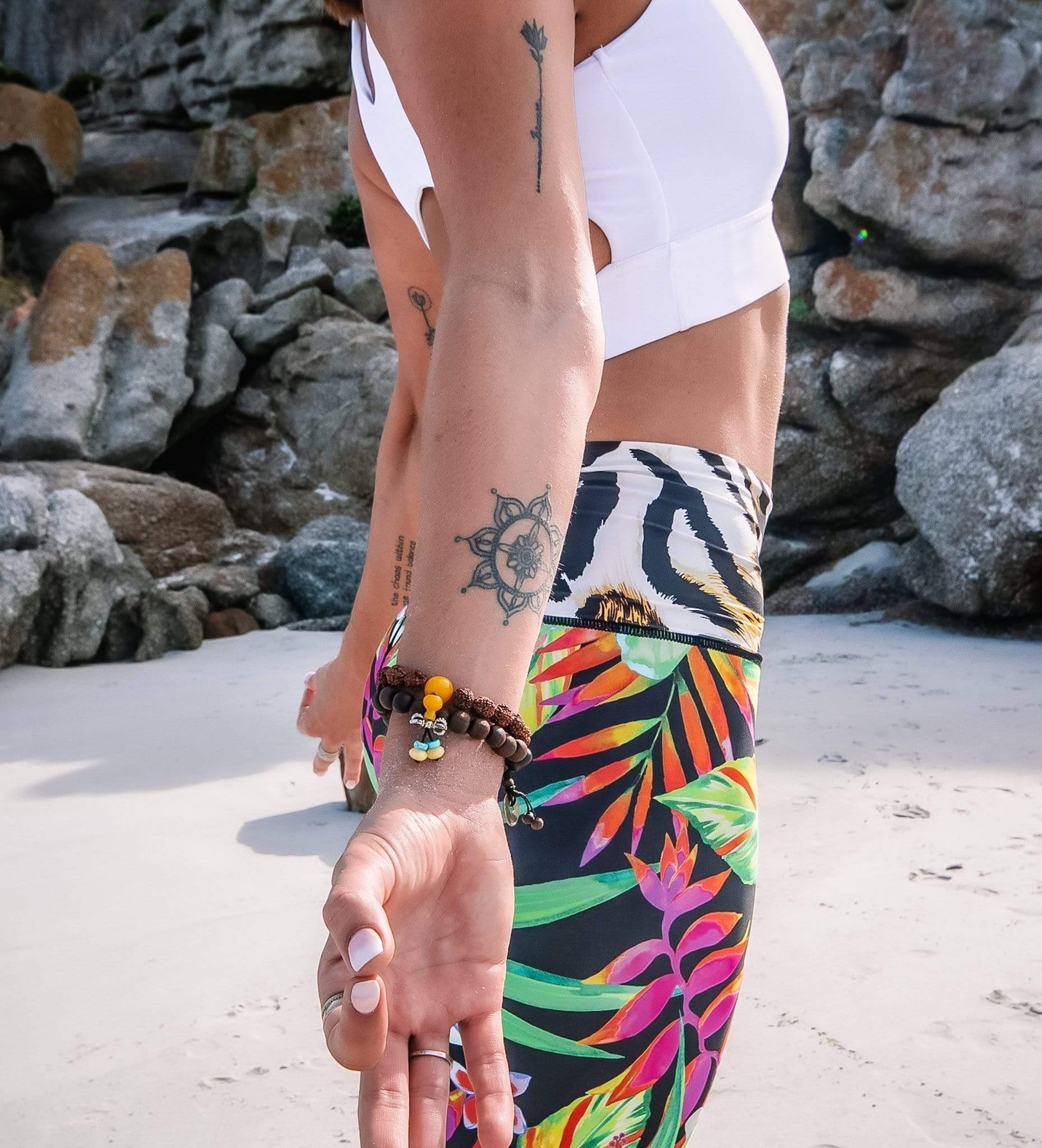Tropical Bliss - Yoga Pants - Spiritgirl Activewear