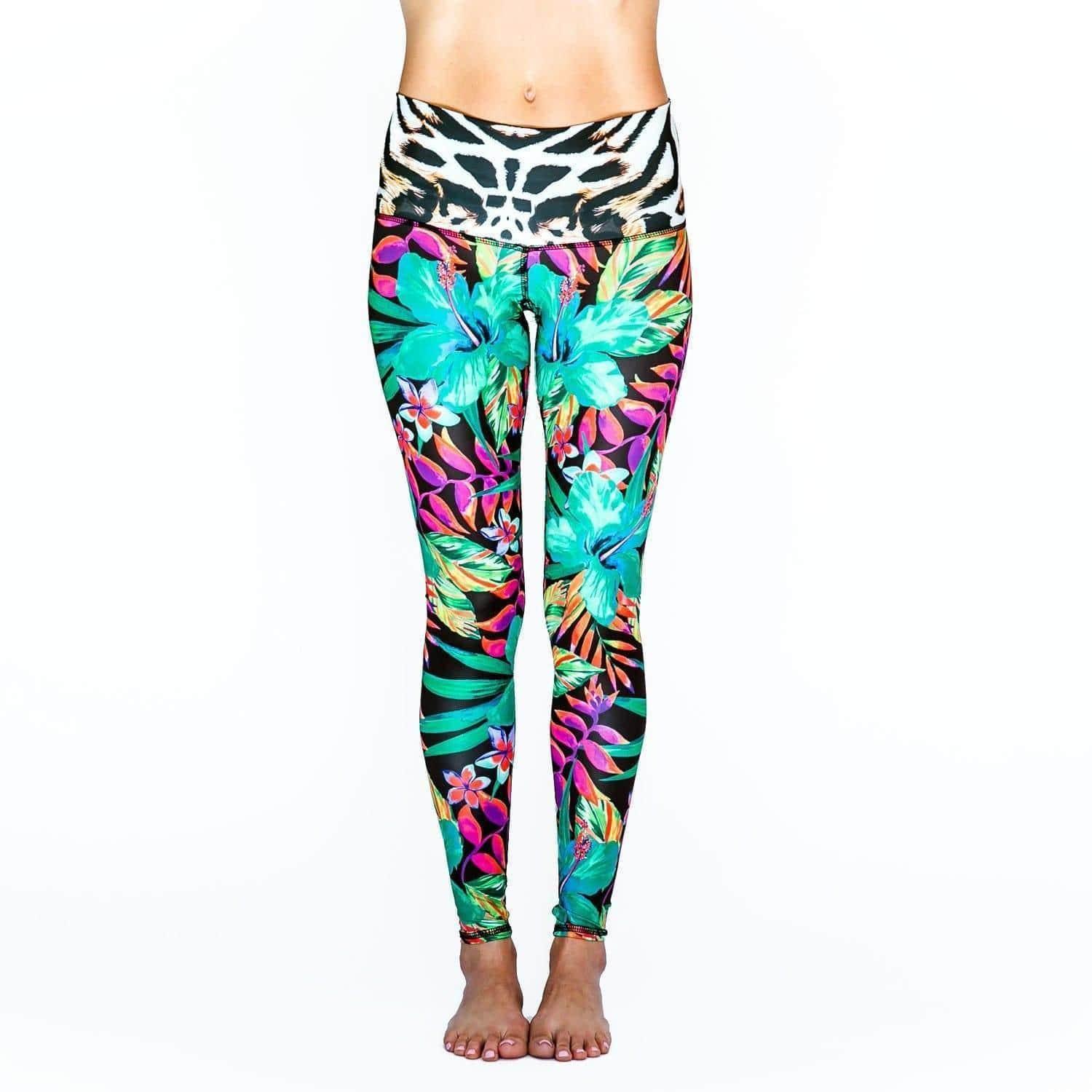 Tropical Bliss - Yoga Pants - Spiritgirl Activewear