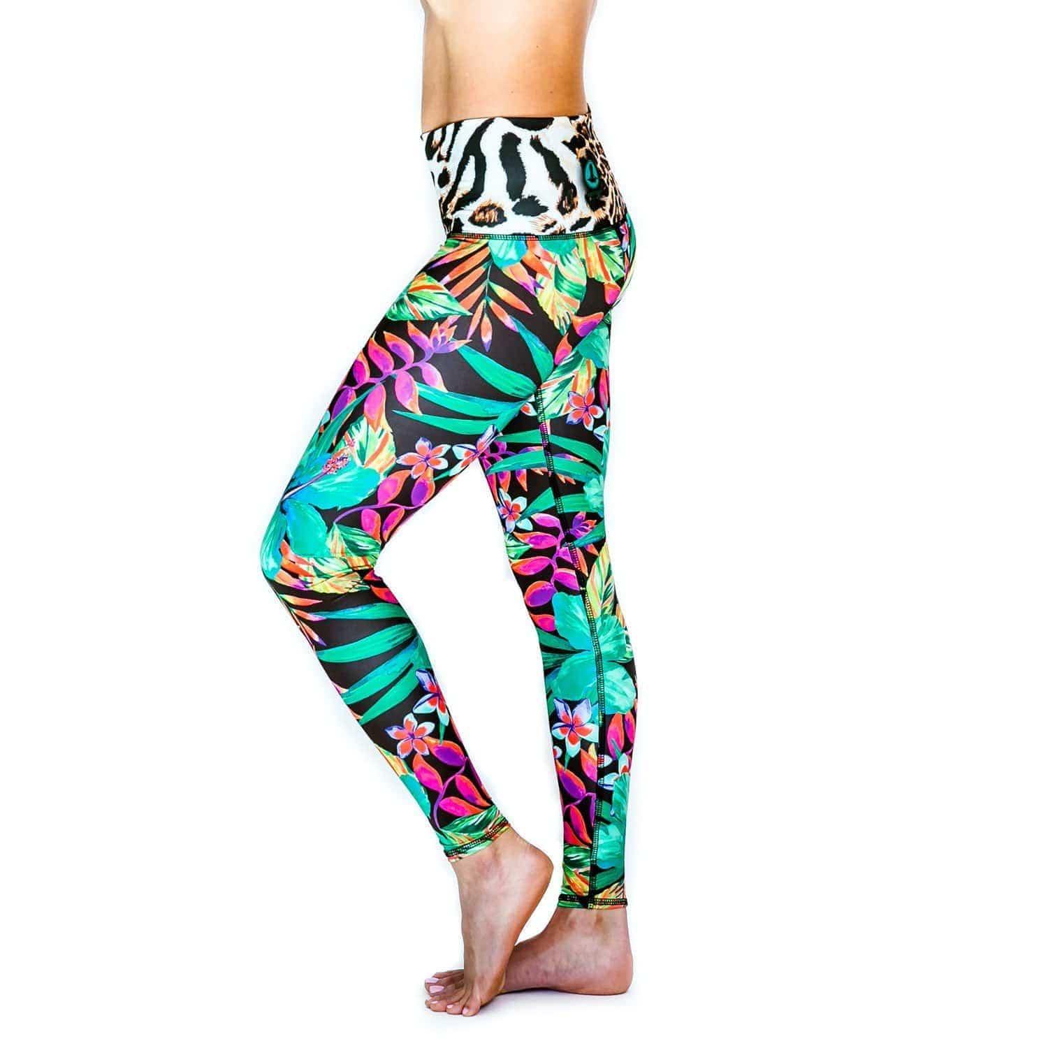 Tropical Bliss - Yoga Pants - Spiritgirl Activewear