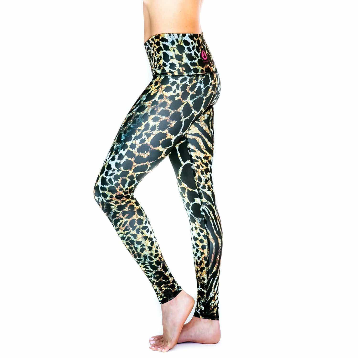 Women's leggings - African Animal print - Spiritgirl Activewear