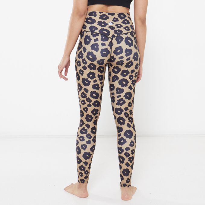 Leopard print Women's high-waisted leggings