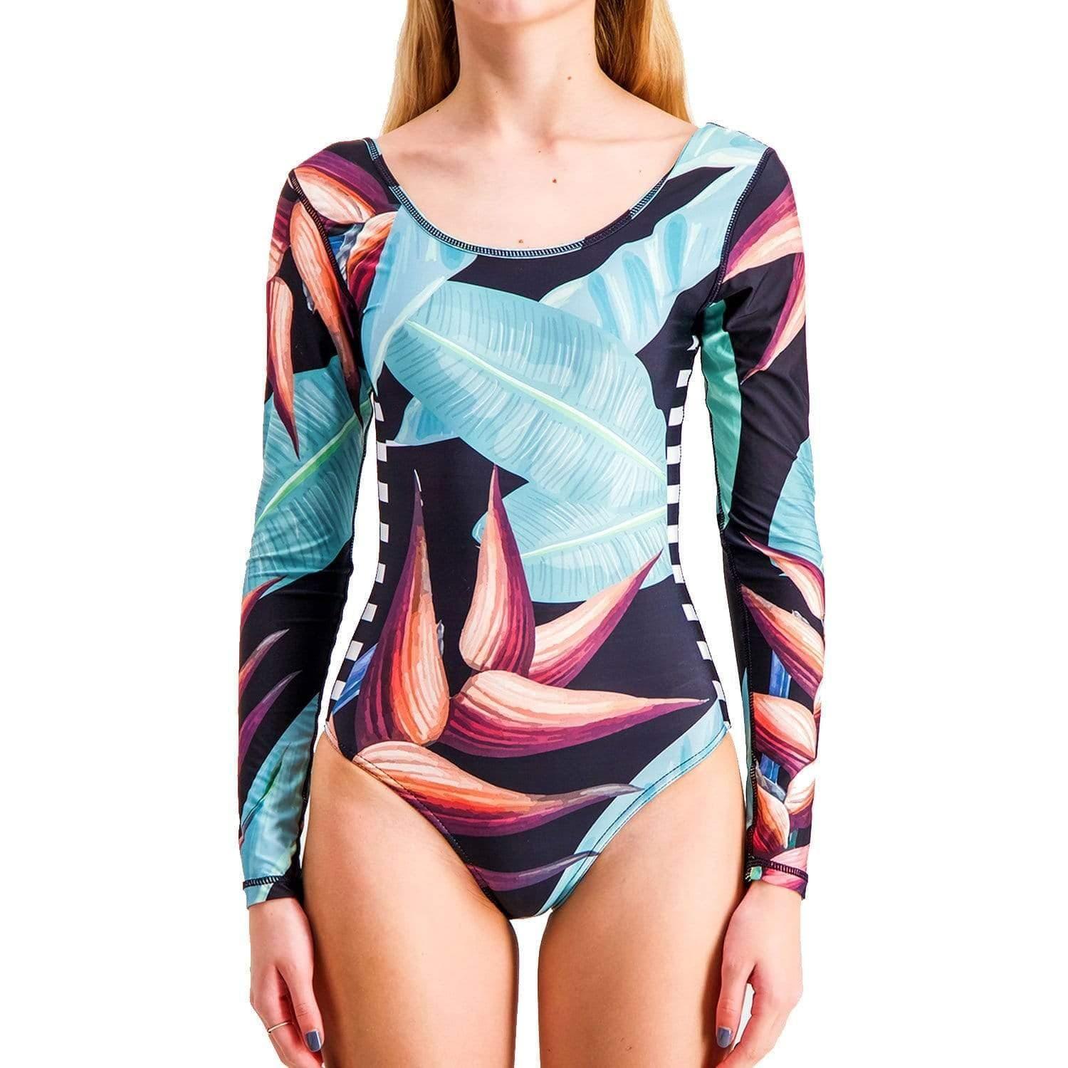 One-piece swimsuit - Spiritgirl Birds of Paradise - Spiritgirl Activewear
