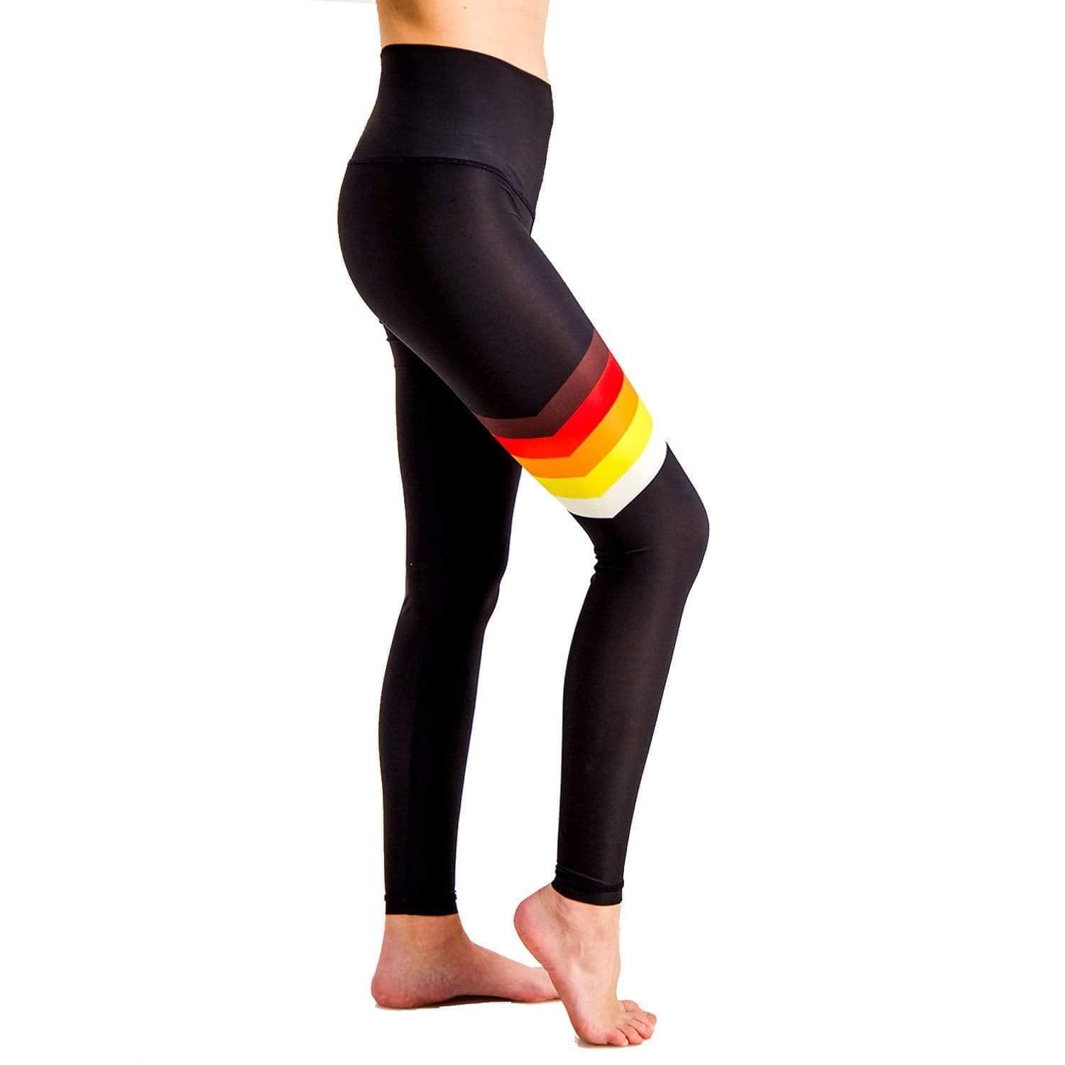 Active Wear Spiritgirl Activewear Rolling Retro - Yoga Pants